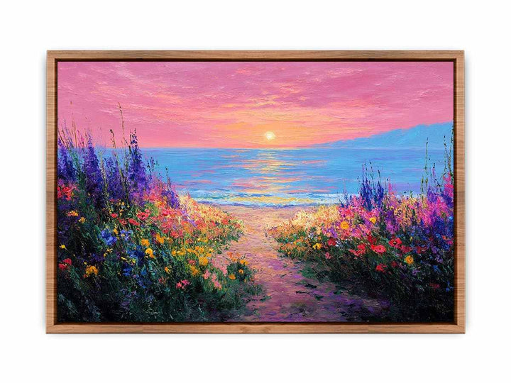 Ocean Bloom Sunset