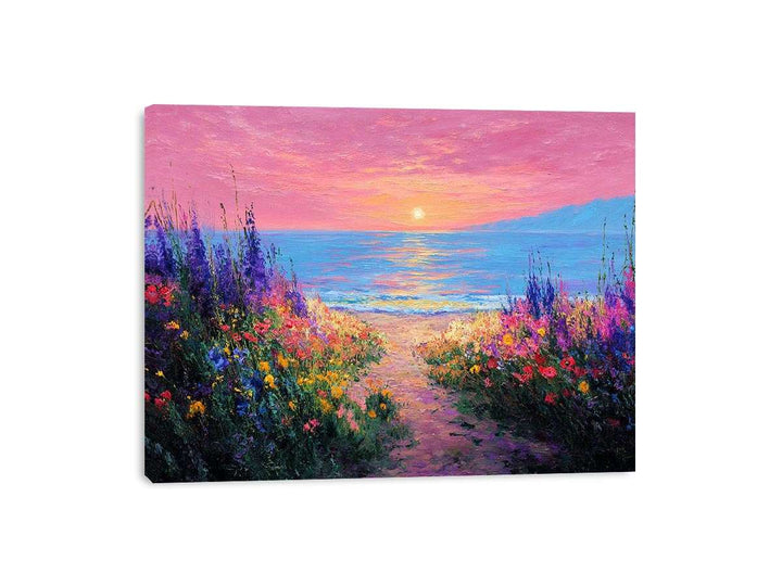 Ocean Bloom Sunset