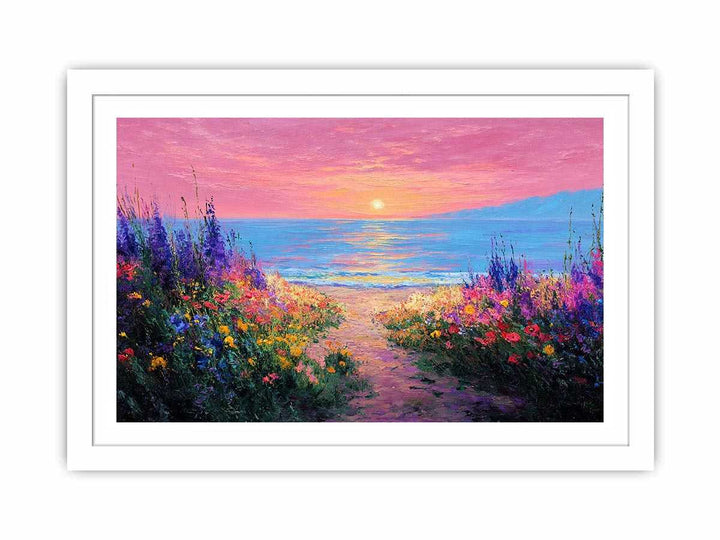 Ocean Bloom Sunset