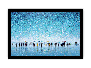 Abstract Umbrella Scene
