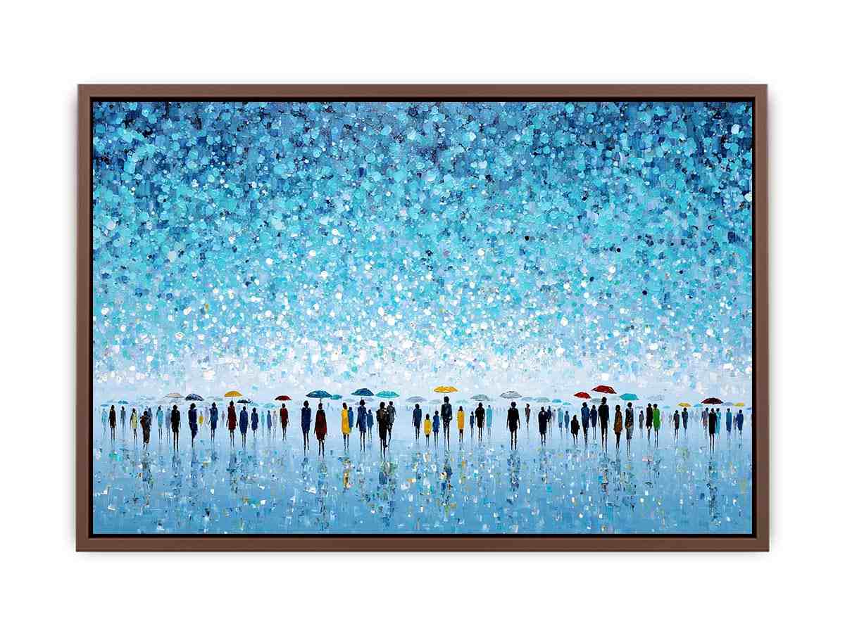 Abstract Umbrella Scene