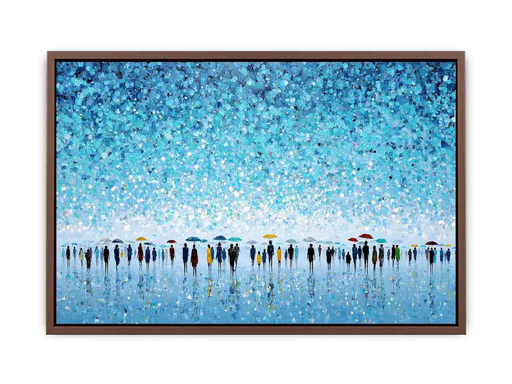 Abstract Umbrella Scene