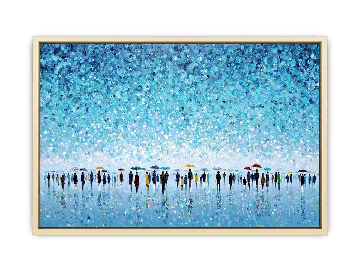 Abstract Umbrella Scene