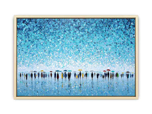 Abstract Umbrella Scene