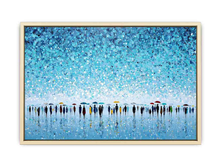 Abstract Umbrella Scene