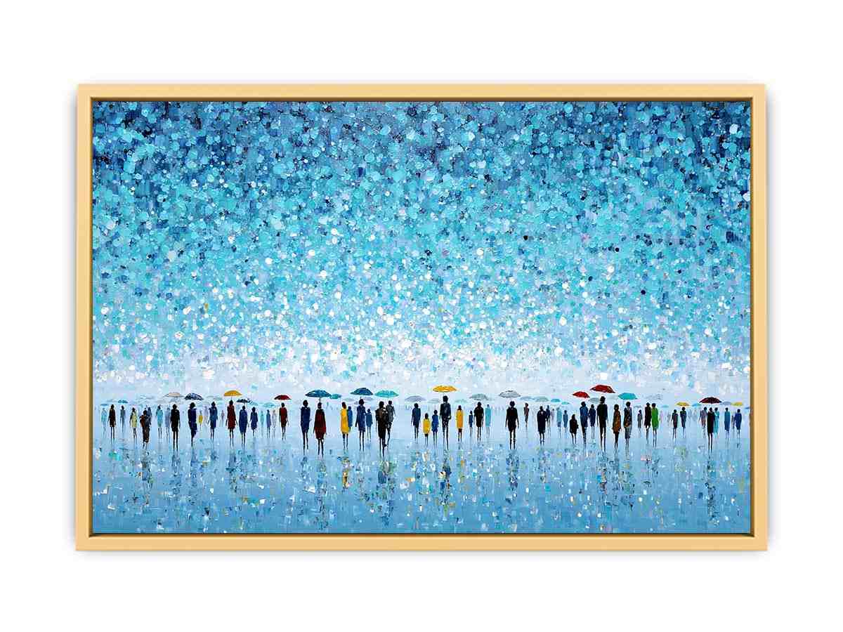 Abstract Umbrella Scene
