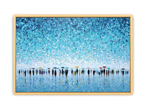 Abstract Umbrella Scene