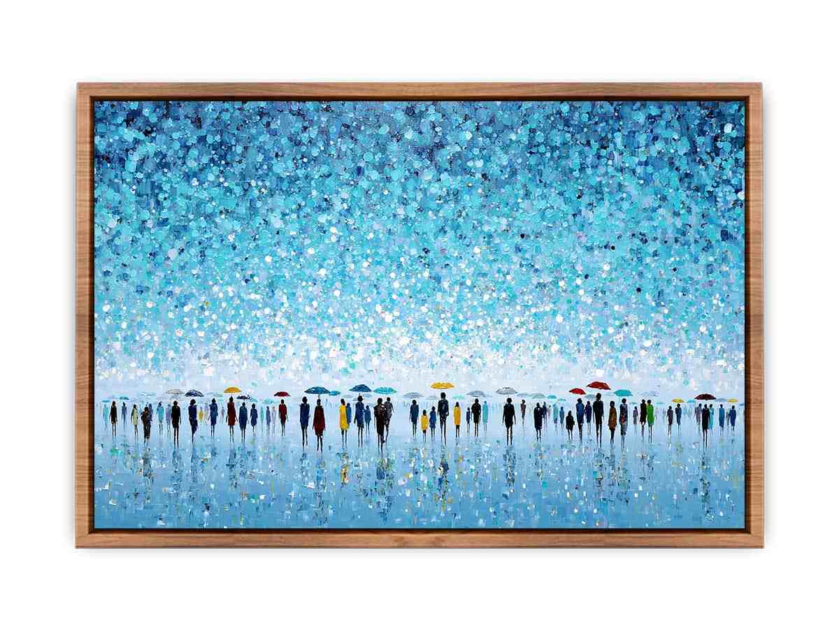 Abstract Umbrella Scene