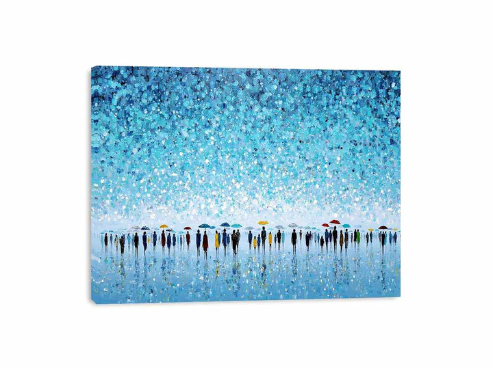 Abstract Umbrella Scene