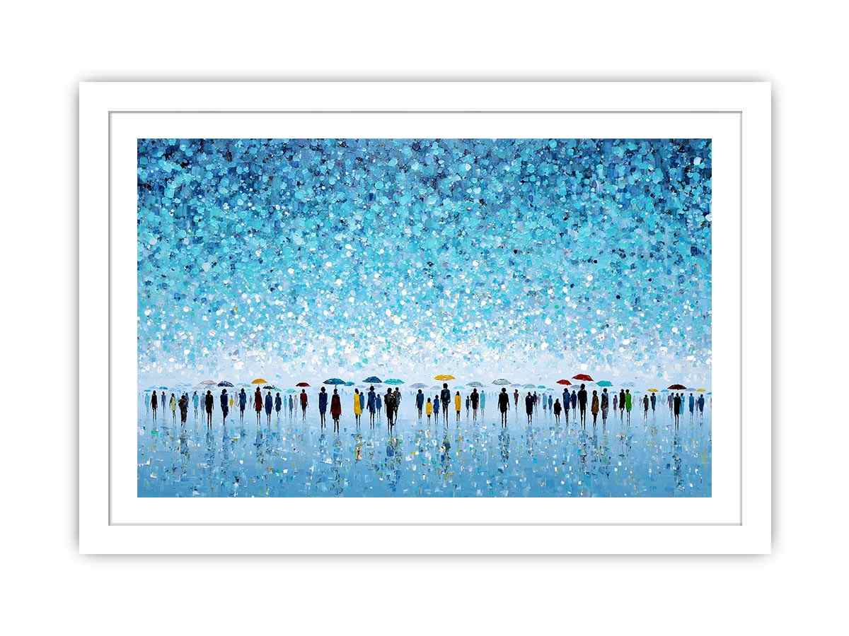 Abstract Umbrella Scene