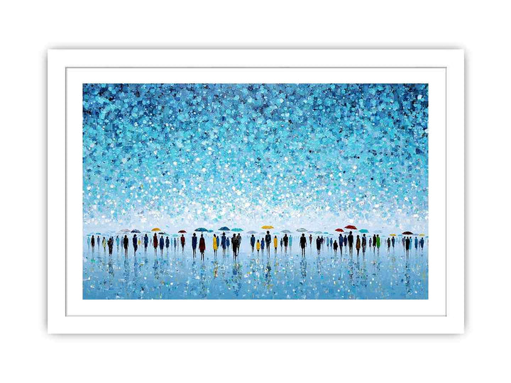 Abstract Umbrella Scene