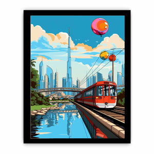 Dubai Pop Art Poster