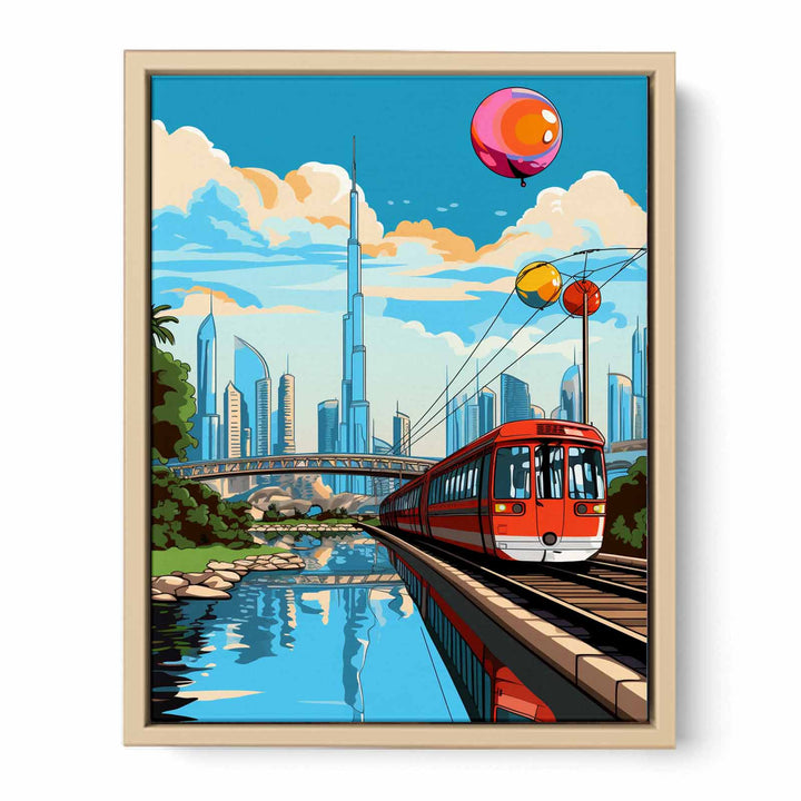 Dubai Pop Art Poster