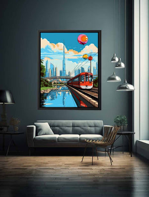 Dubai Pop Art Poster