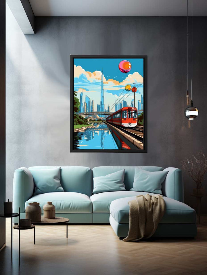 Dubai Pop Art Poster