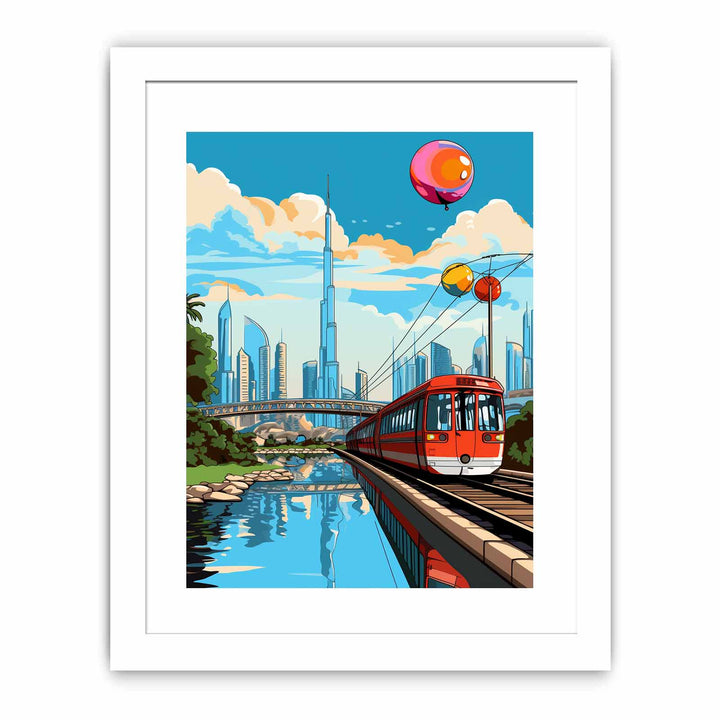 Dubai Pop Art Poster