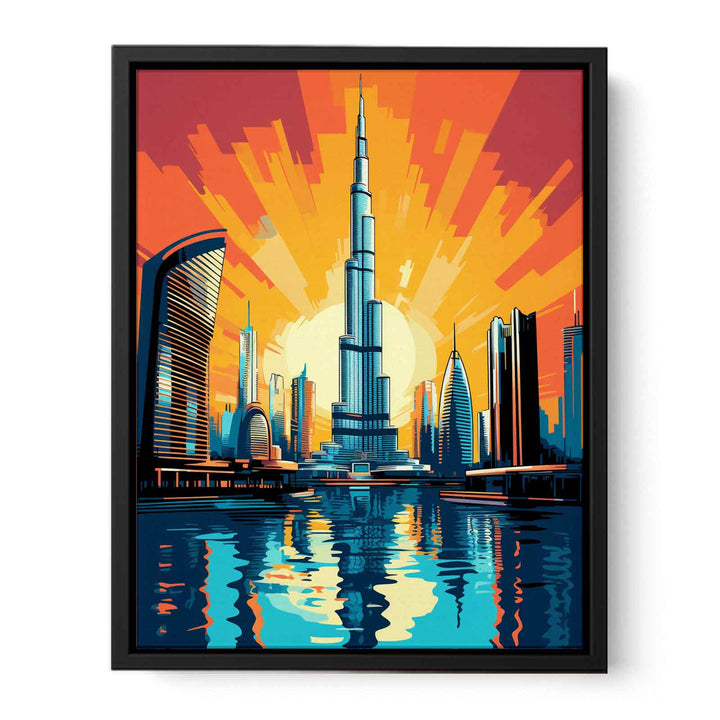 Burj Khalifa, Dubai-Pop Art