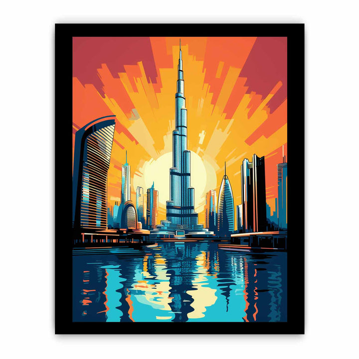 Burj Khalifa, Dubai-Pop Art