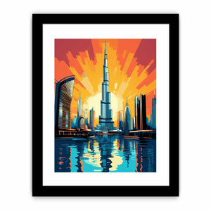 Burj Khalifa, Dubai-Pop Art