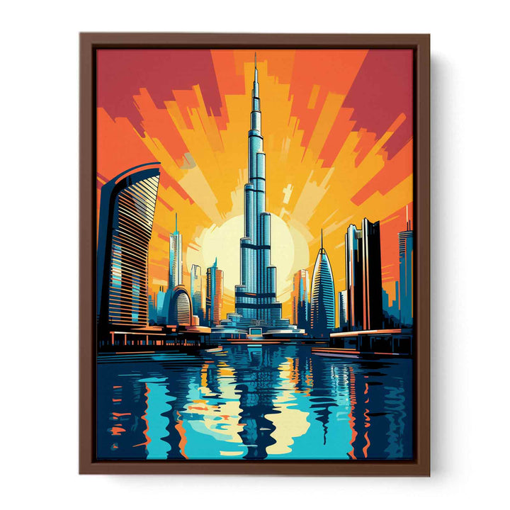 Burj Khalifa, Dubai-Pop Art
