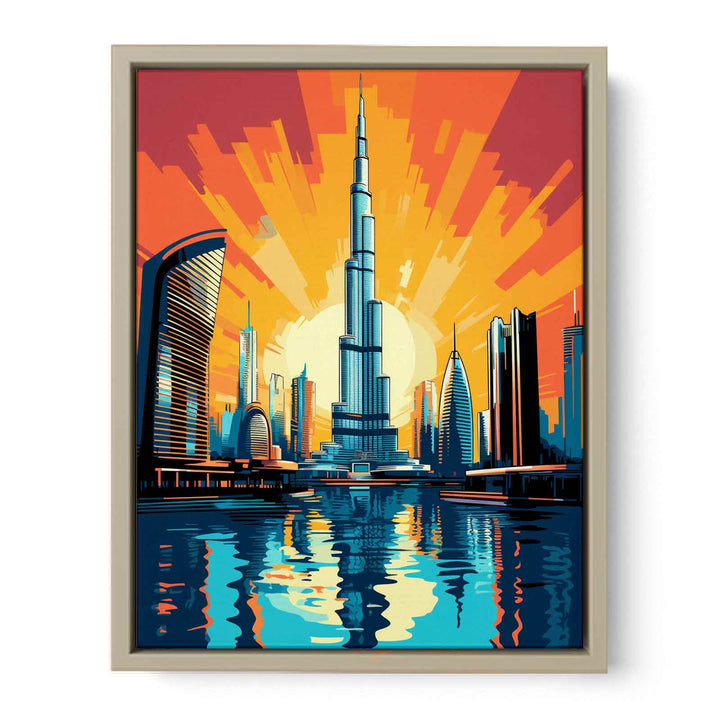 Burj Khalifa, Dubai-Pop Art