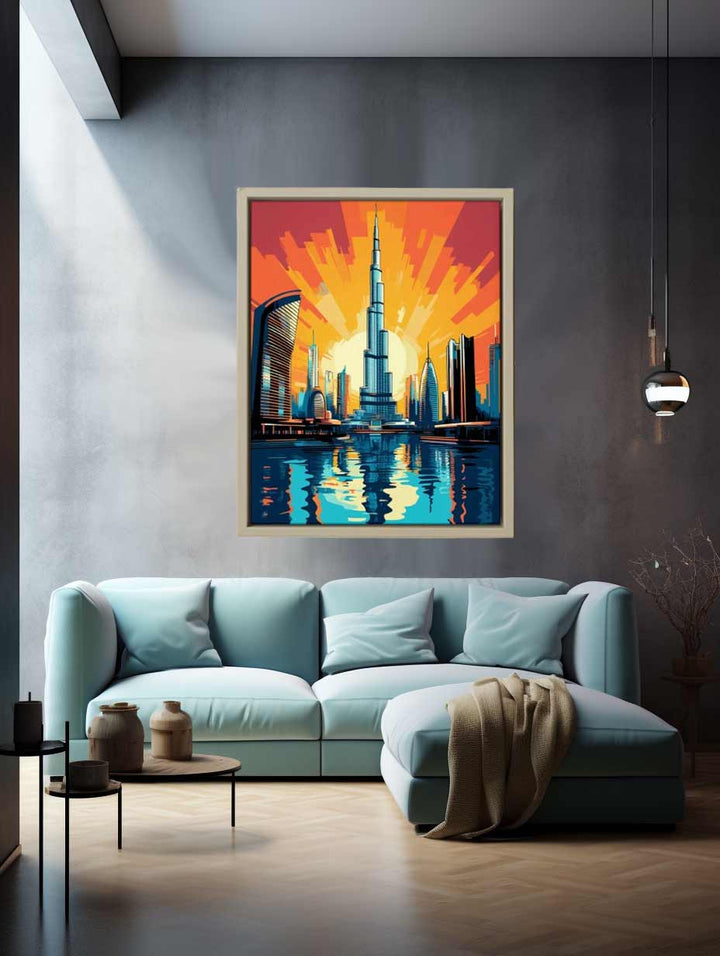 Burj Khalifa, Dubai-Pop Art