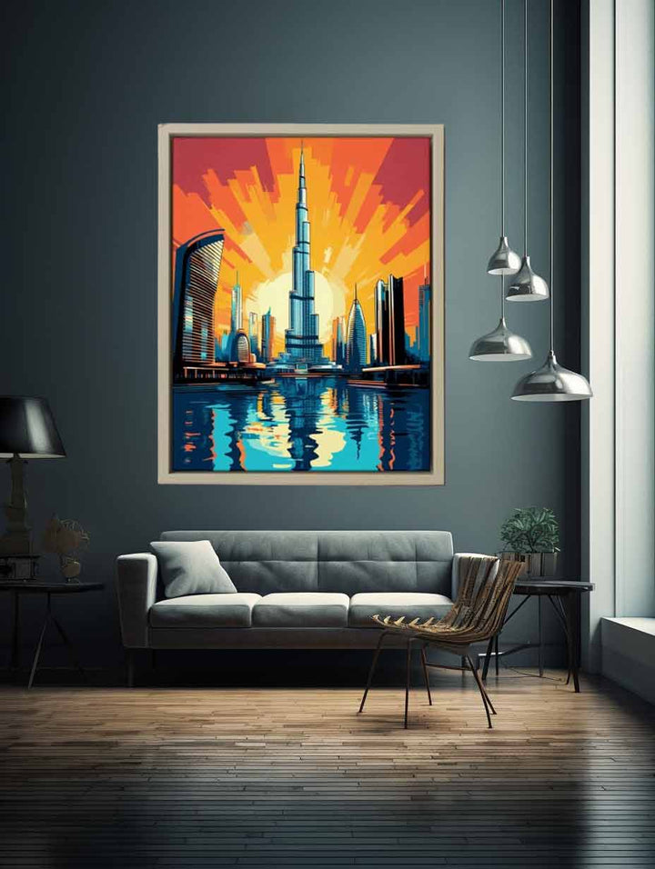 Burj Khalifa, Dubai-Pop Art