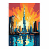Burj Khalifa, Dubai-Pop Art artwork preview