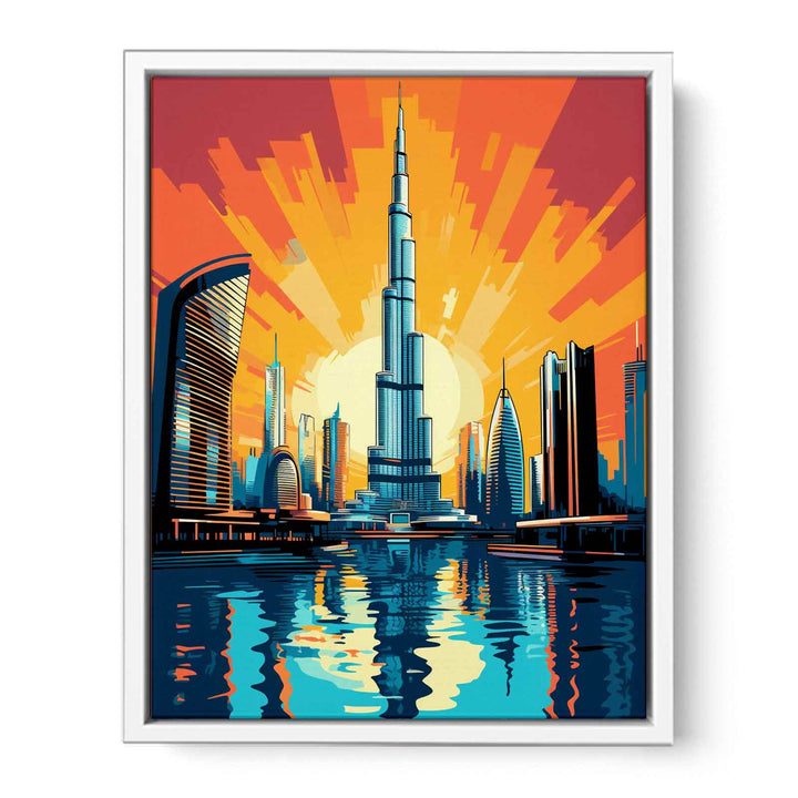 Burj Khalifa, Dubai-Pop Art