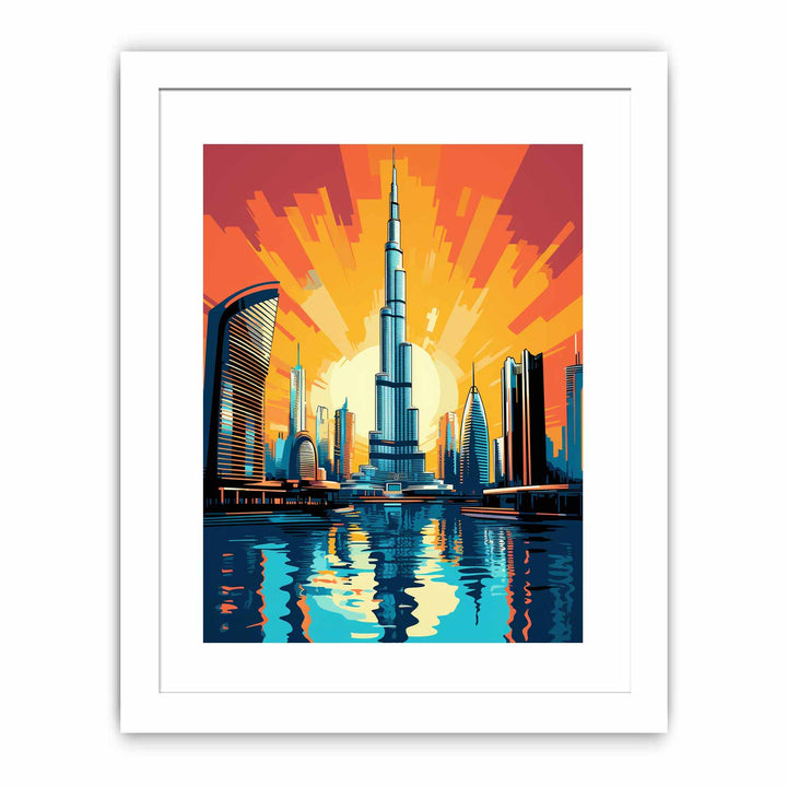Burj Khalifa, Dubai-Pop Art