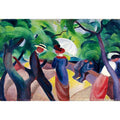 Promenade by August Macke