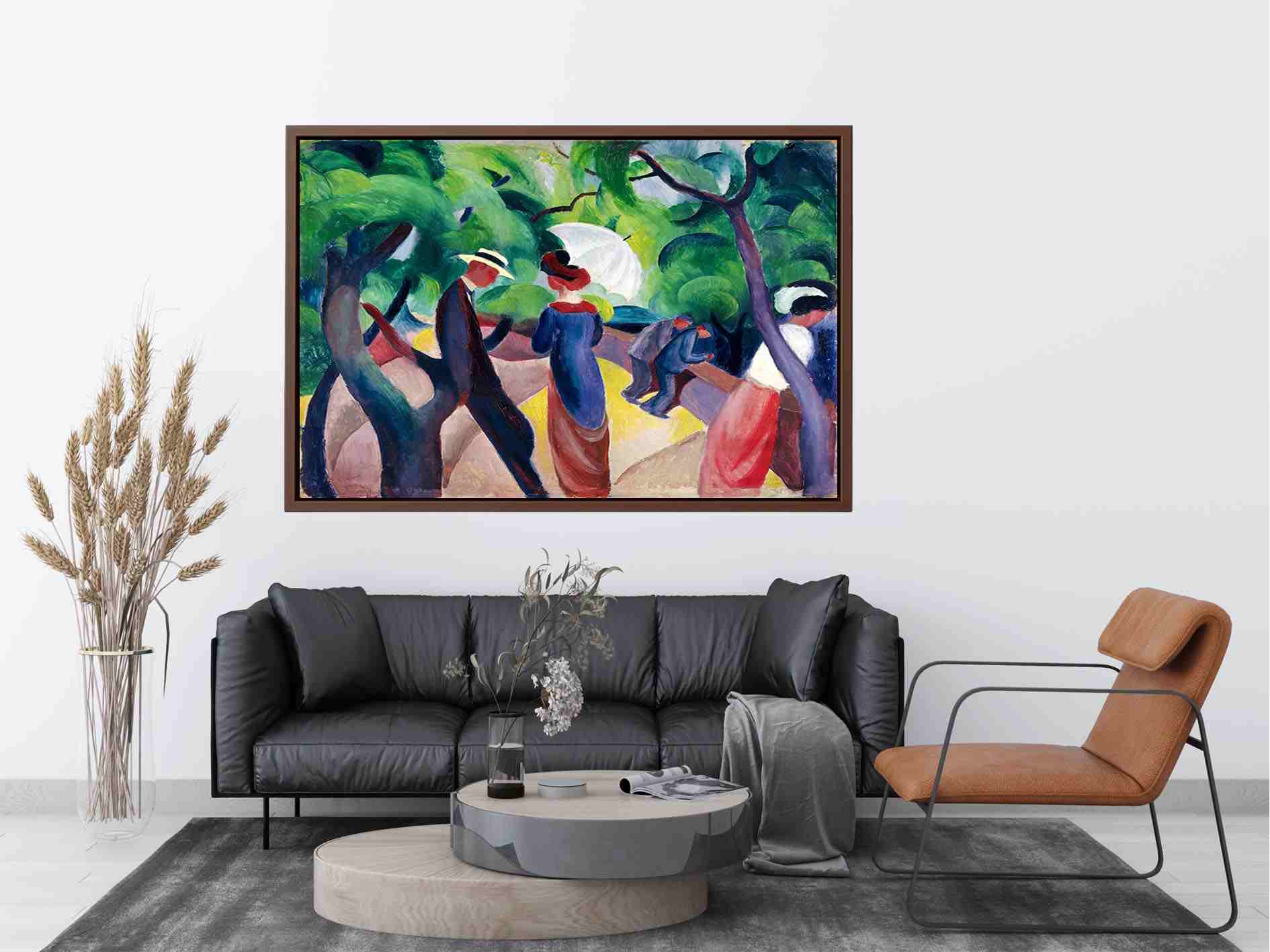 Promenade by August Macke