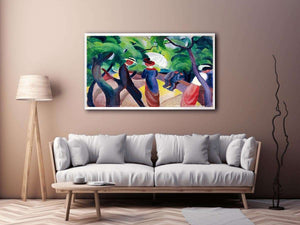 Promenade by August Macke