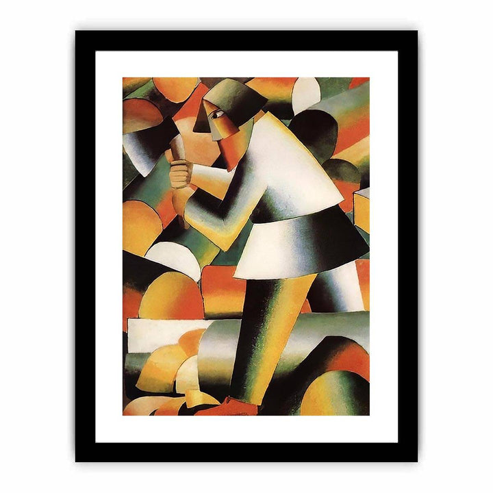 The Woodcutter by Kasimir Malevich