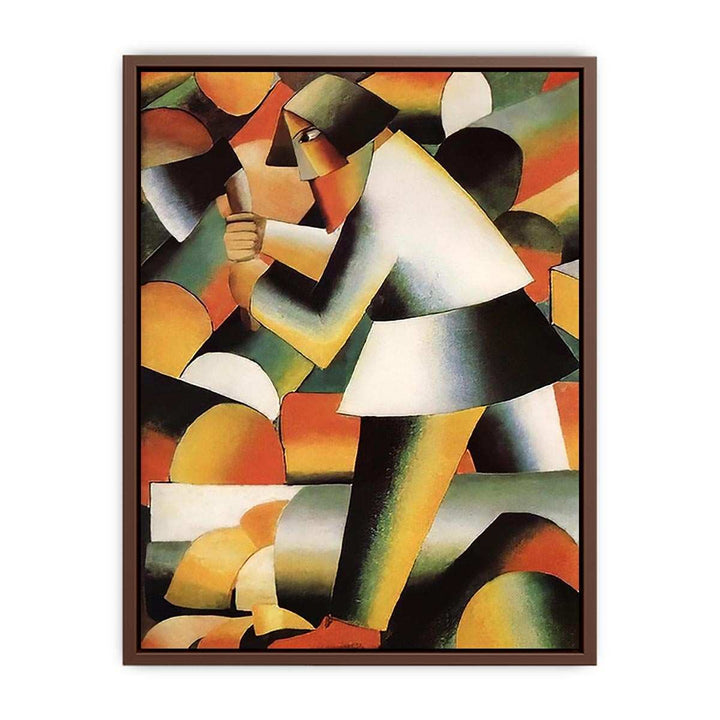 The Woodcutter by Kasimir Malevich