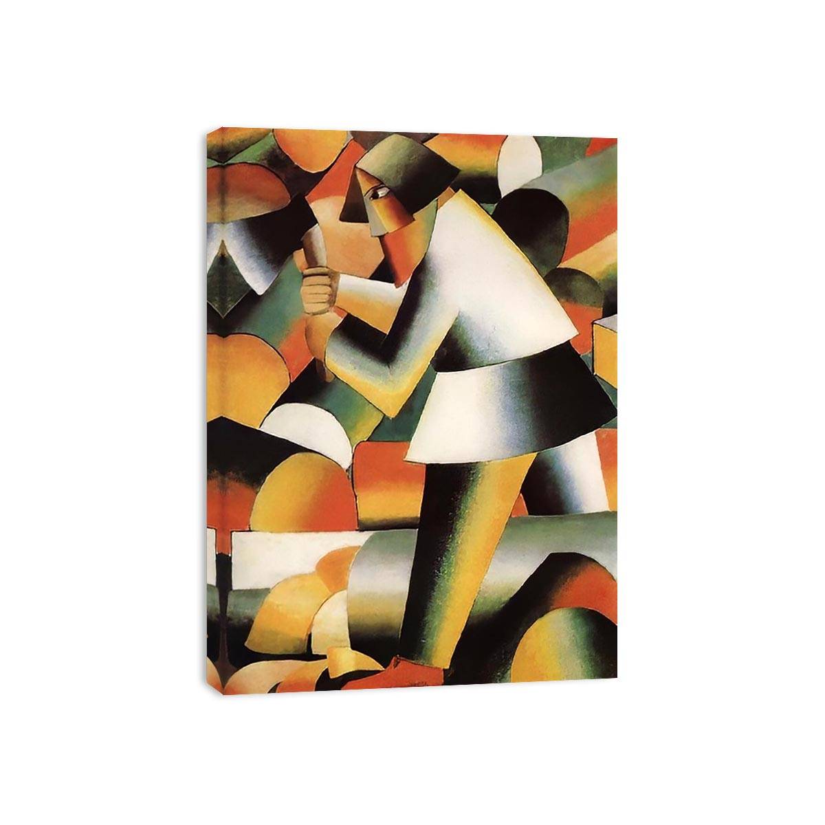 The Woodcutter by Kasimir Malevich