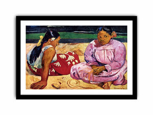 Tahitian Women On the Beach by Paul Gauguin