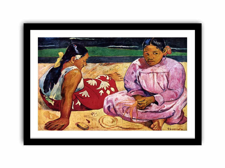 Tahitian Women On the Beach by Paul Gauguin