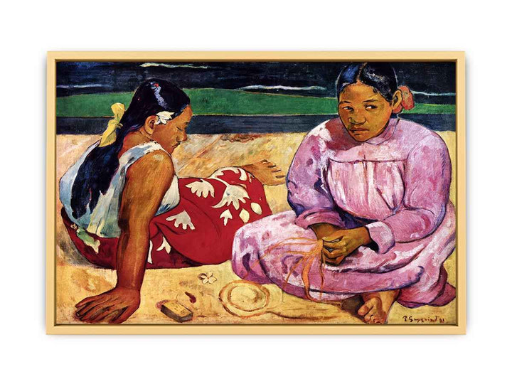 Tahitian Women On the Beach by Paul Gauguin