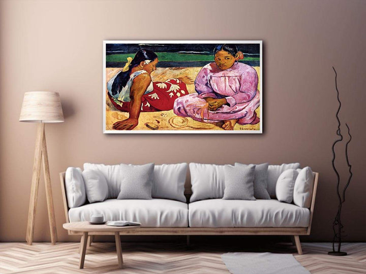 Tahitian Women On the Beach by Paul Gauguin
