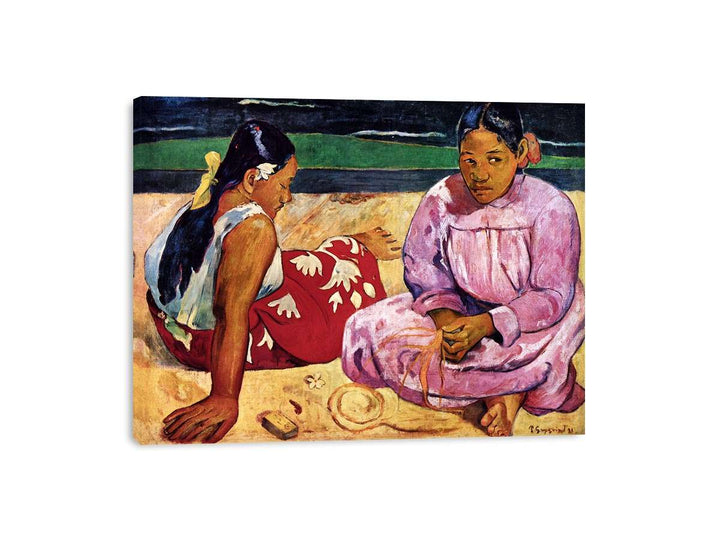 Tahitian Women On the Beach by Paul Gauguin