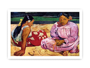 Tahitian Women On the Beach by Paul Gauguin