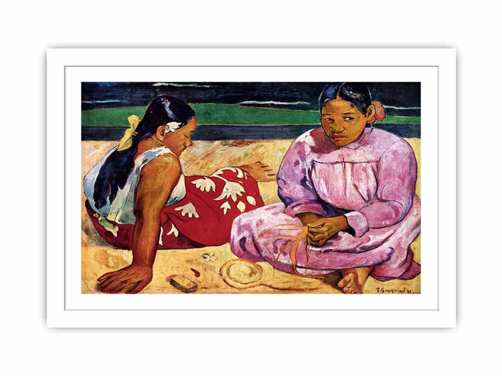 Tahitian Women On the Beach by Paul Gauguin