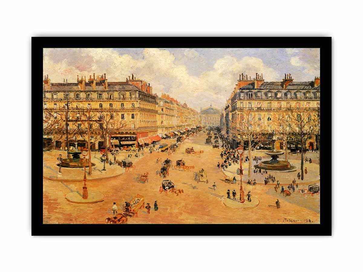 Avenue de l'Opera, Misty Weather Morning sunshine