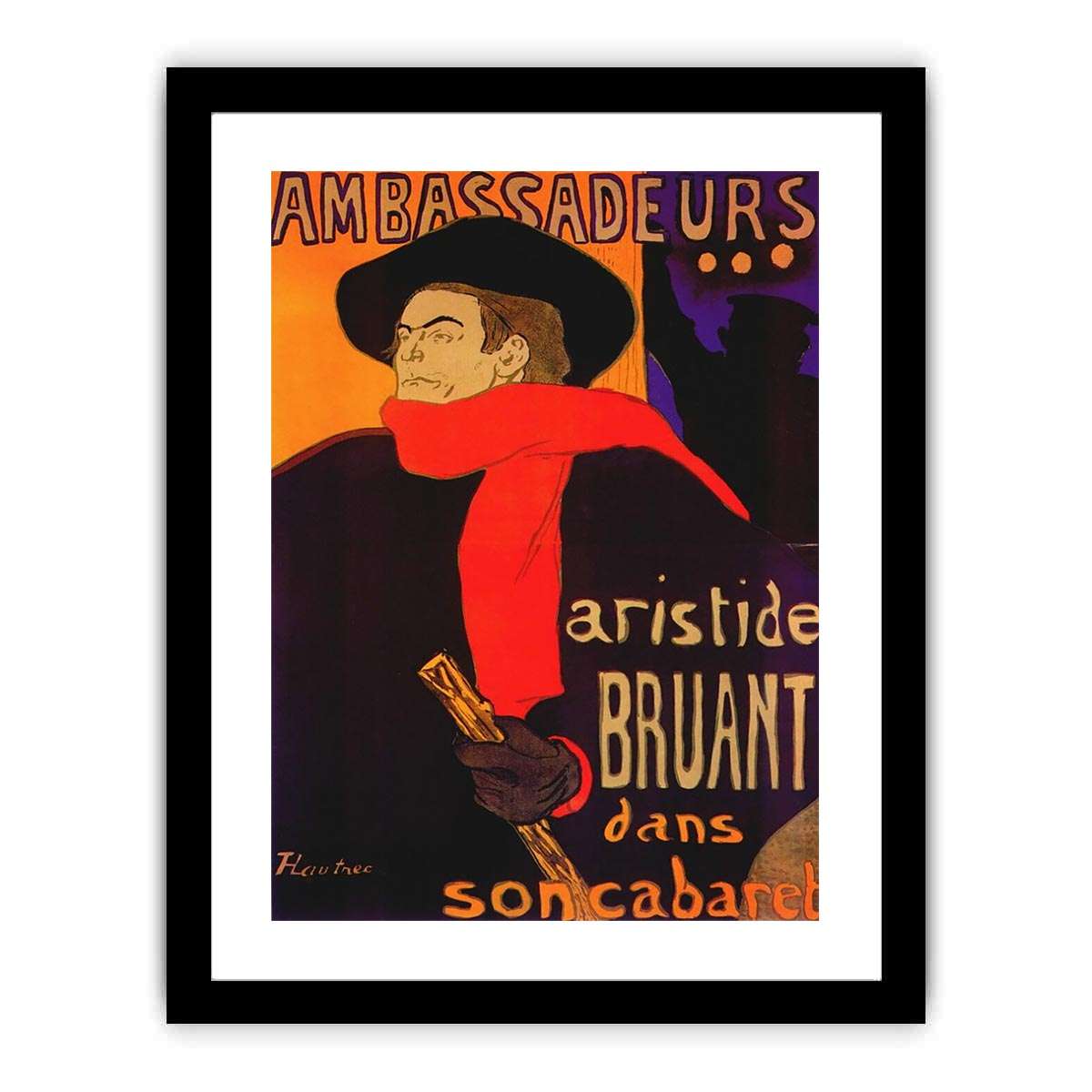 Ambassadeurs by Henri de Toulouse by Lautrec
