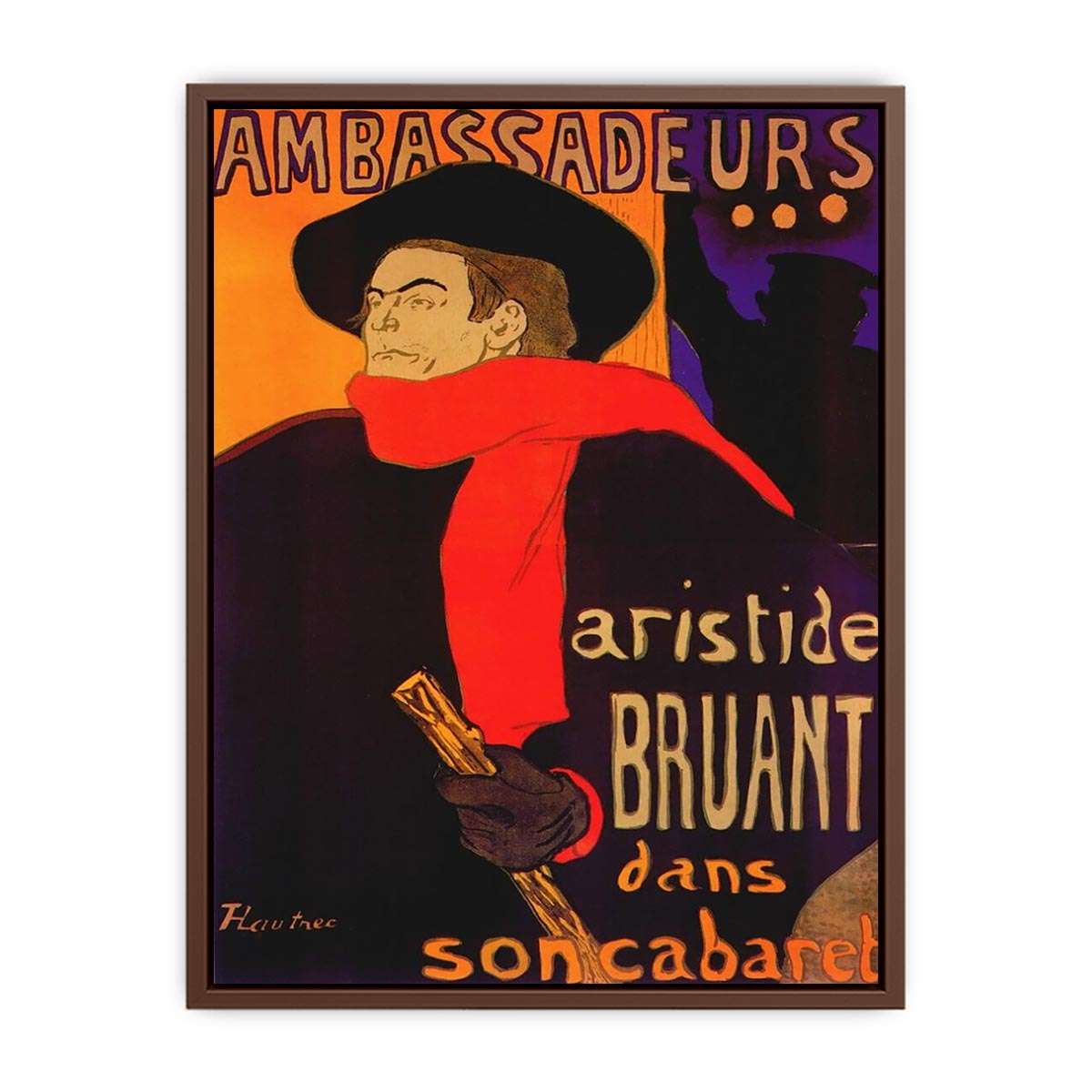 Ambassadeurs by Henri de Toulouse by Lautrec
