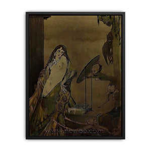 "Drest thus, I seem a different creature", illustration from 'Faust' by Goethe