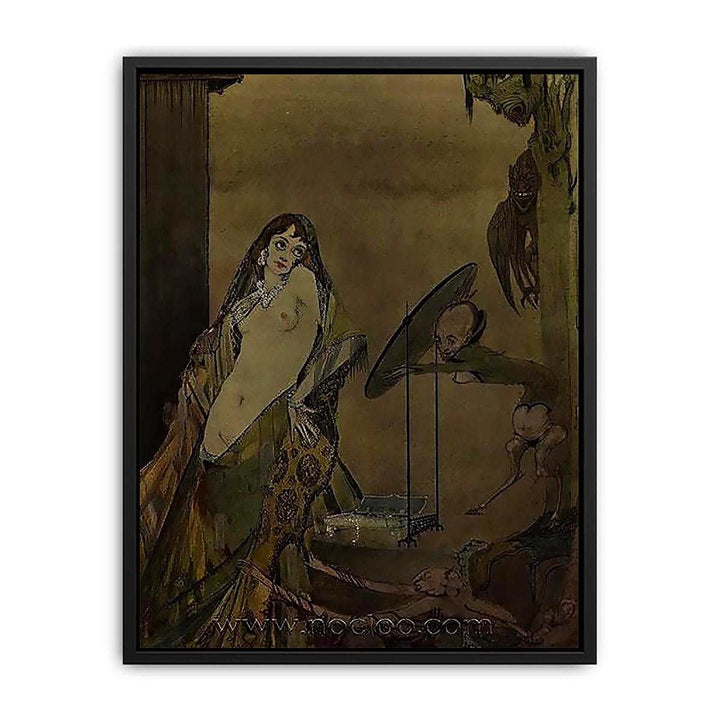 "Drest thus, I seem a different creature", illustration from 'Faust' by Goethe