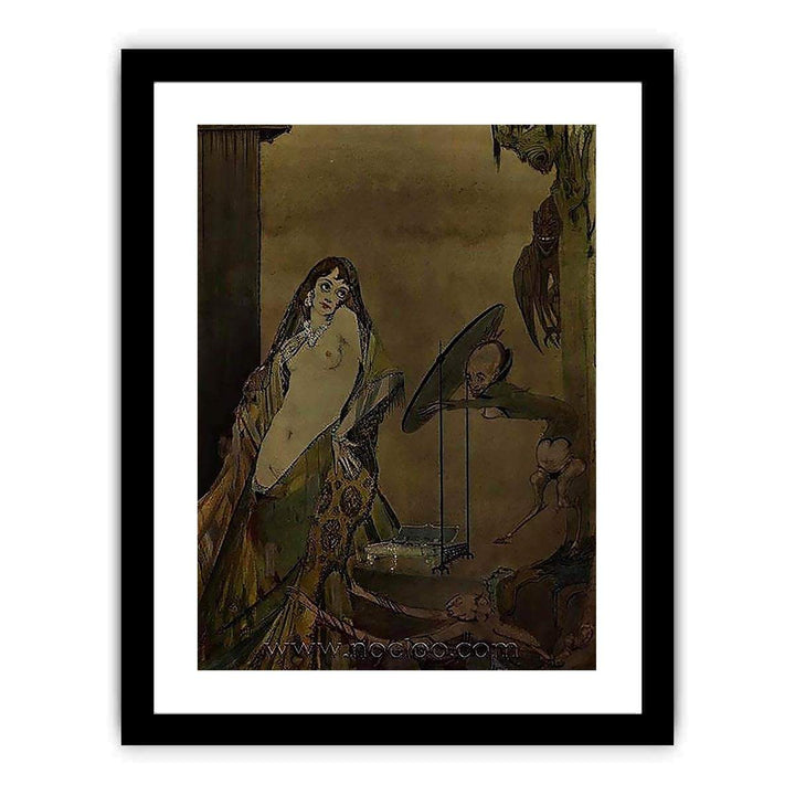"Drest thus, I seem a different creature", illustration from 'Faust' by Goethe
