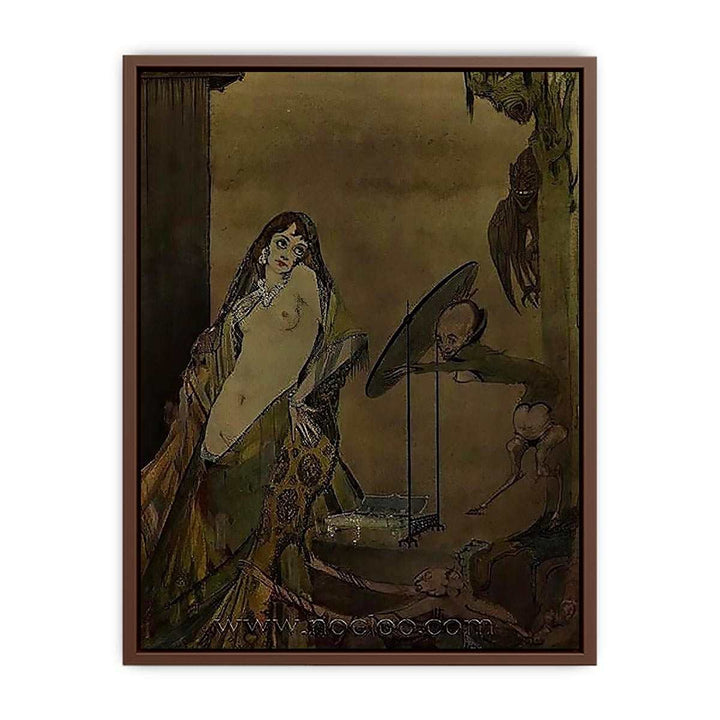 "Drest thus, I seem a different creature", illustration from 'Faust' by Goethe